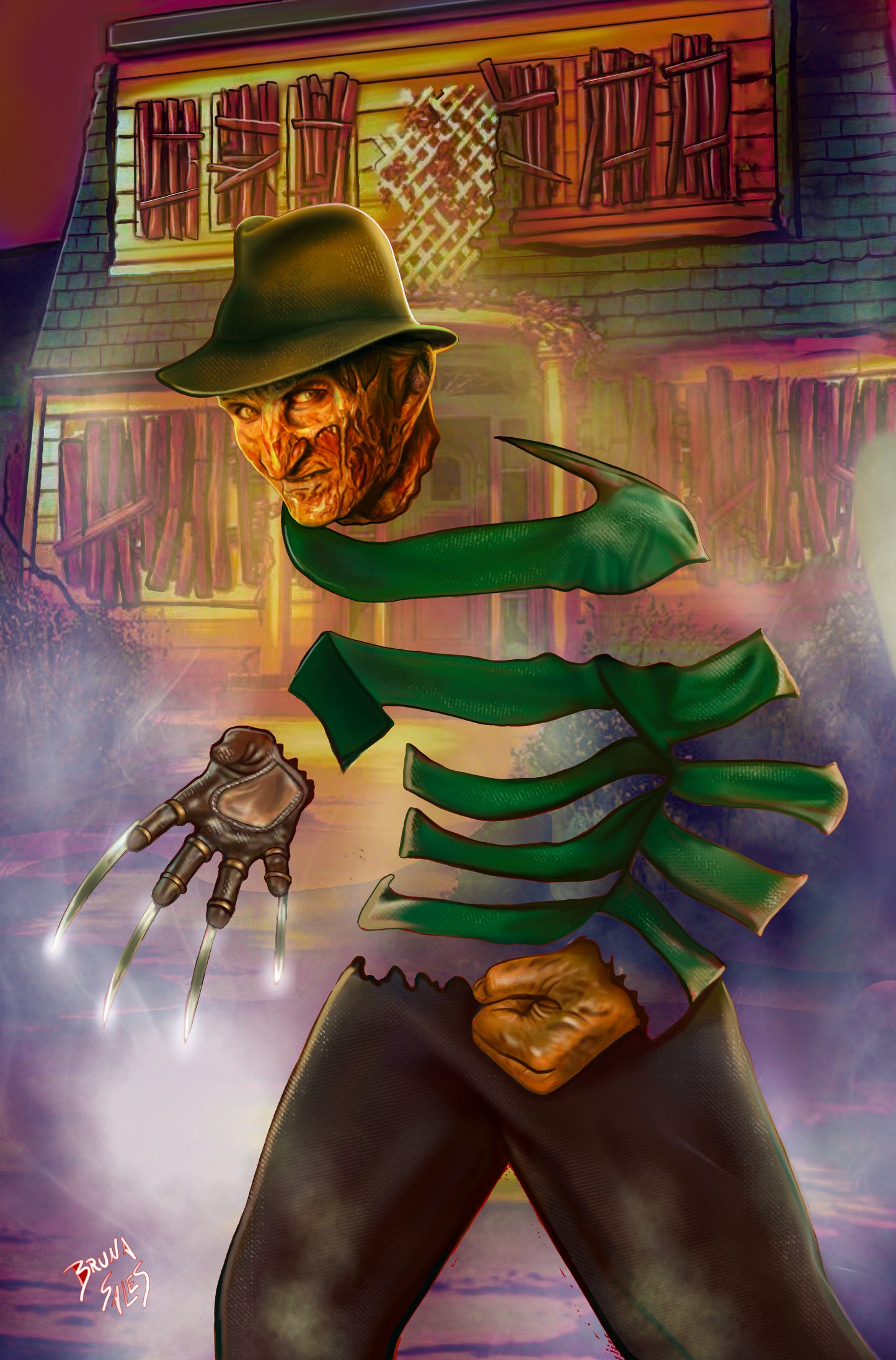 Blaze: Ink & Knuckle Negative Space Freddy House Magma FOIL