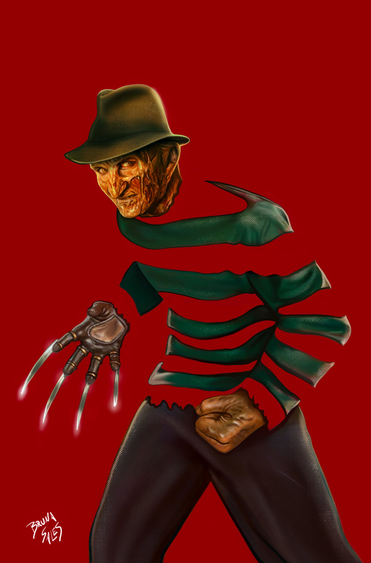 FOIL: Tribute: Wes Craven Negative Space LTD 50