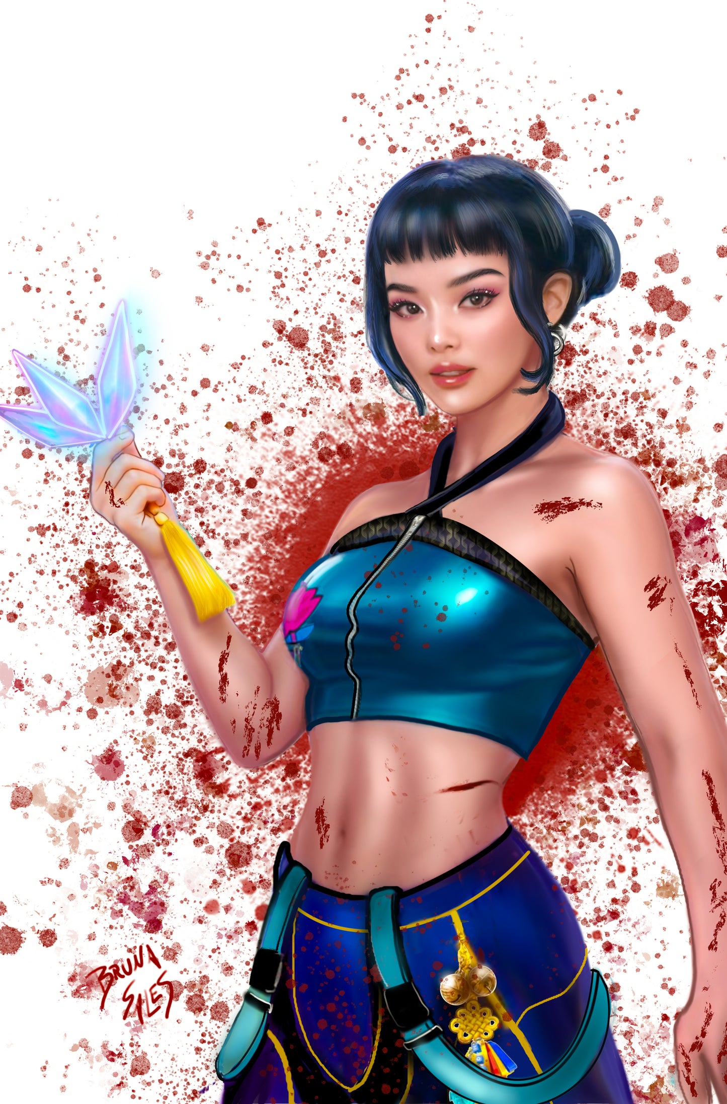 NYCC Battle Damage KPop Pin Up Artbook LTD 30