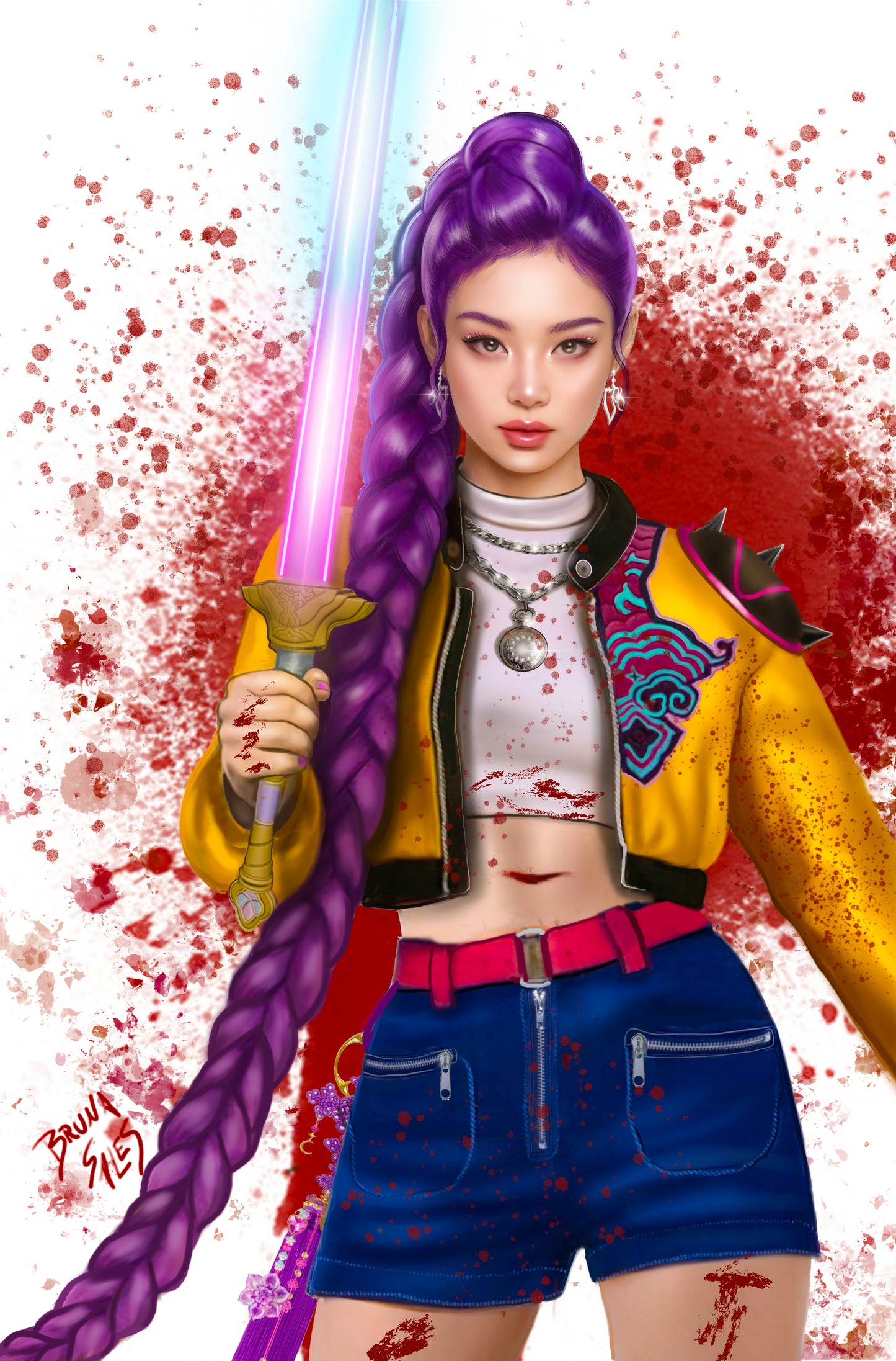 NYCC Battle Damage KPop Pin Up Artbook LTD 30