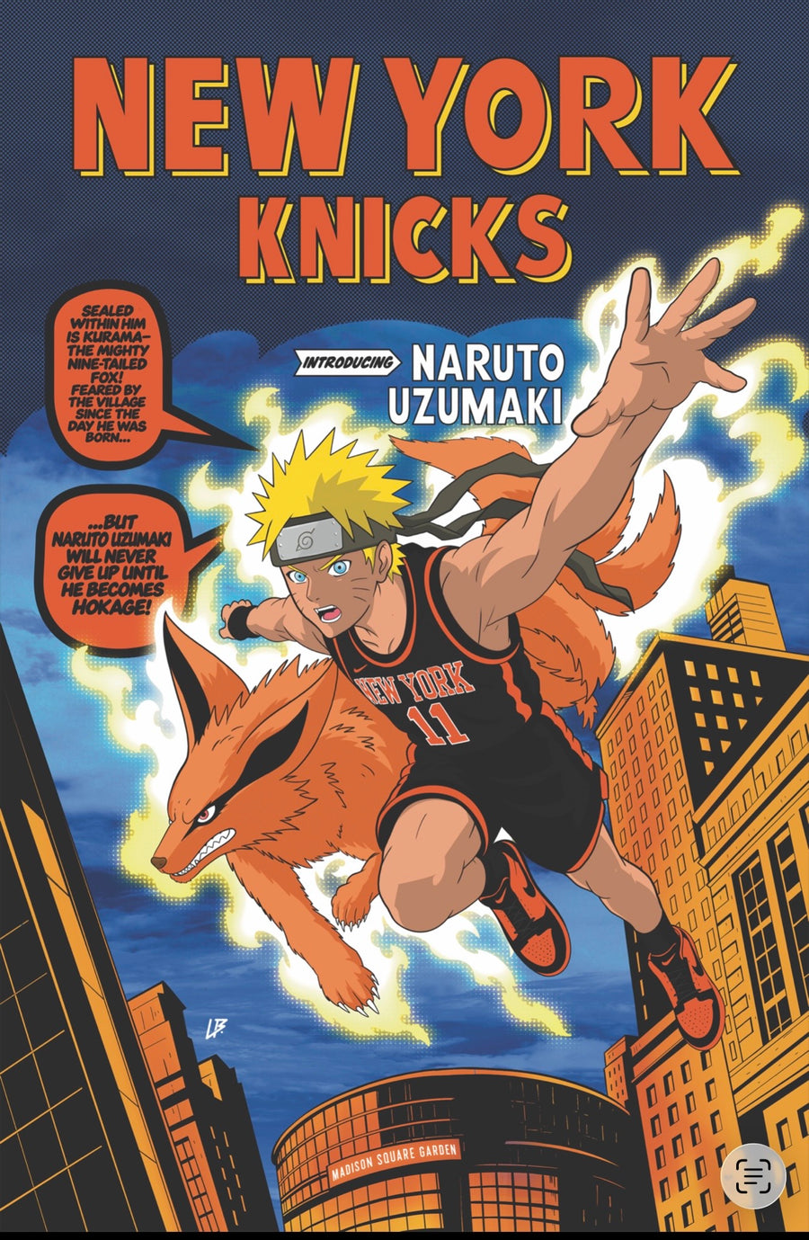 Set: Foil and Trade Naruto Knicks LTD 50 NYCC Exclusive