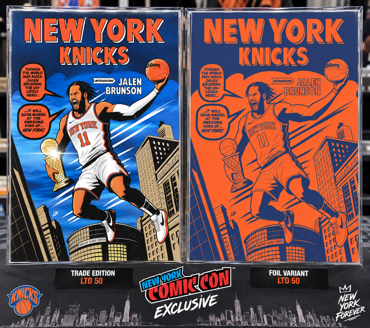 NYCC Exclusive: Jalen Brunson King of New York Set!